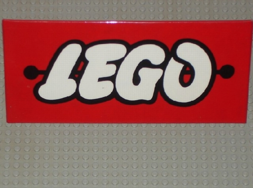 Display Sign Large LEGO Logo - Original 1956 version