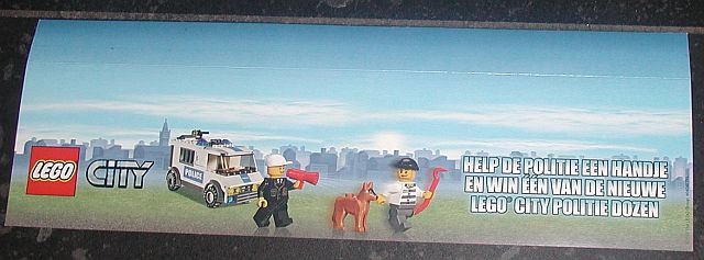 Display Sign Countertop, City Police (4640477FL)