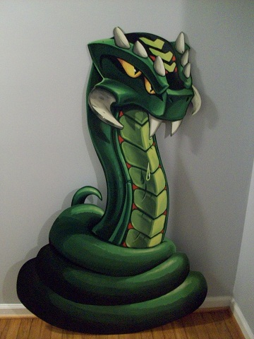 Display Sign Hanging, Ninjago Acidicus