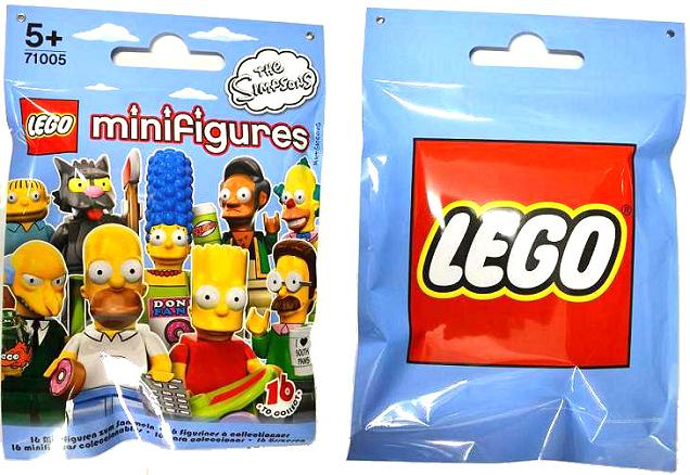 Display Sign Hanging, Collectible Minifigures The Simpsons Bag