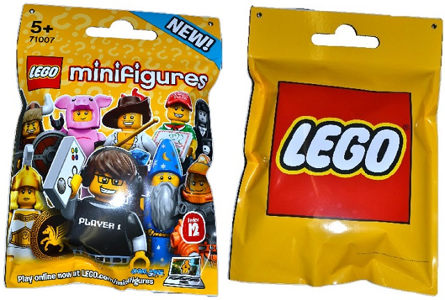Display Sign Hanging, Collectible Minifigures Series 12 Bag