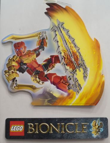 Display Sign Hanging, Bionicle Tahu Master of Fire (Cardboard)