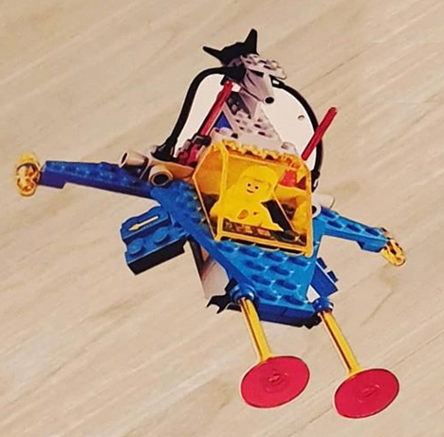 Display Sign Hanging, Classic Space, Set 6872 Lunar Patrol Craft