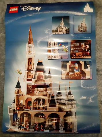 Display Sign Disney Castle, Double-Sided