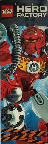 Display Sign Hanging, Hero Factory Furno / Rocka, Double-Sided (6002862)