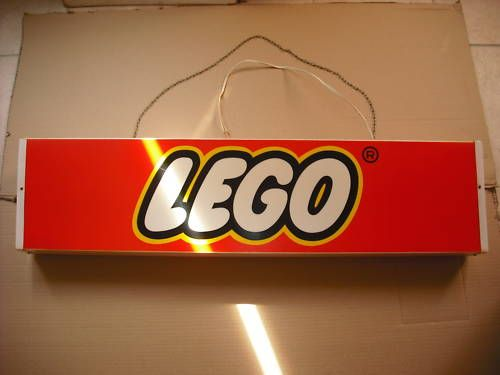 Display Sign Medium Long LEGO Logo, Lighted (220V)