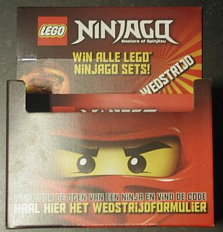 Display Shelf Stand for NINJAGO Mini Comic Books, Cardboard (4639051-FL)