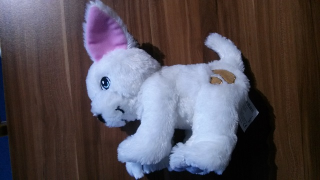 Friends Dog White Plush