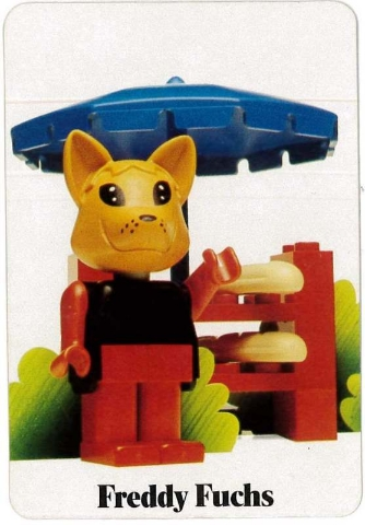 Fabuland Memory Game Card # 1 - Freddy Fuchs