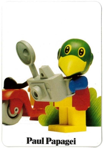 Fabuland Memory Game Card #10 - Paul Papagei