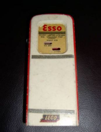 Wooden Esso Gas/Fuel Pump