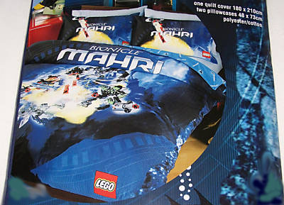 Bedding, Duvet Cover and Pillowcases (180 x 210cm) - Bionicle Toa Mahri