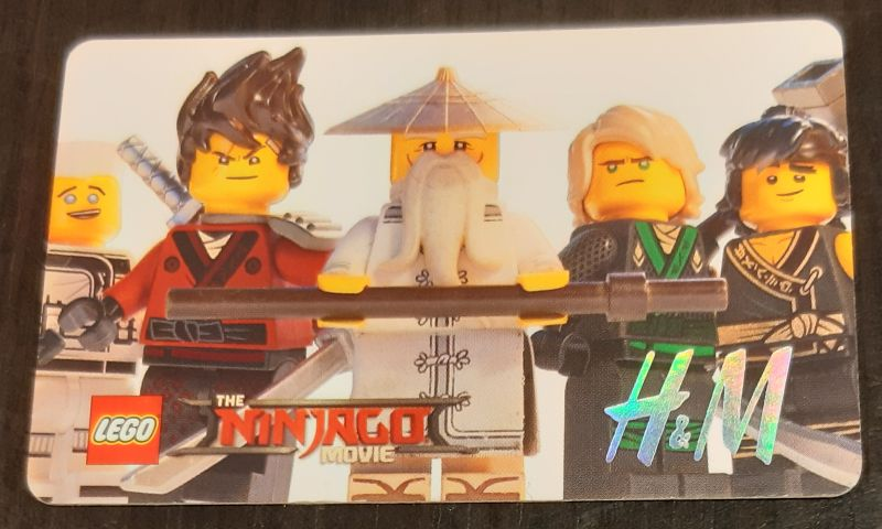 Gift Card H&M The LEGO NINJAGO Movie