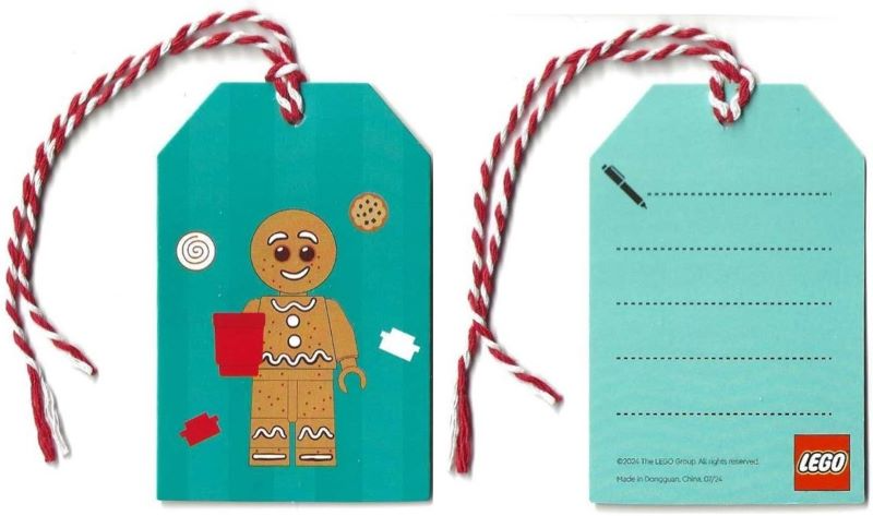 Gift Tag, Christmas - Gingerbread Man