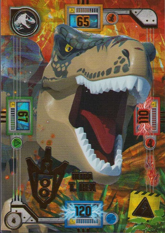 Jurassic World Trading Card Game (French) Series 1 - # 4 Ultra T. rex