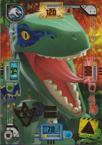 Jurassic World Trading Card Game (French) Series 1 - # 12 Ultra Blue