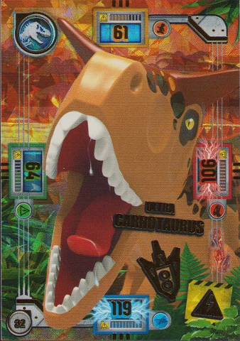 Jurassic World Trading Card Game (French) Series 1 - # 32 Ultra Carnotaurus