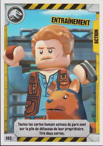 Jurassic World Trading Card Game (French) Series 1 - # 132 Entraînement