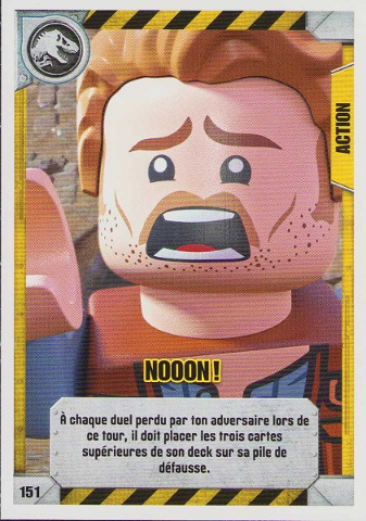 Jurassic World Trading Card Game (French) Series 1 - # 151 Nooon !