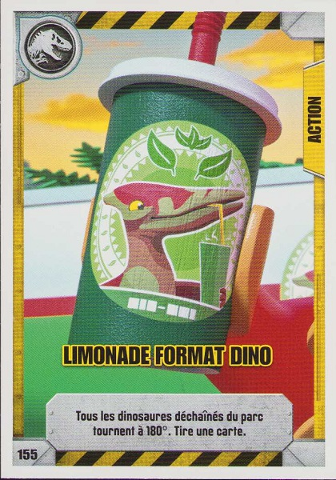 Jurassic World Trading Card Game (French) Series 1 - # 155 Limonade Format Dino