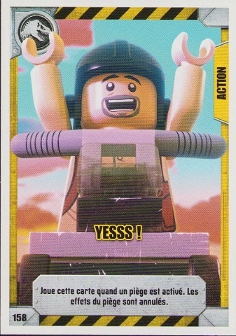 Jurassic World Trading Card Game (French) Series 1 - # 158 Yesss !