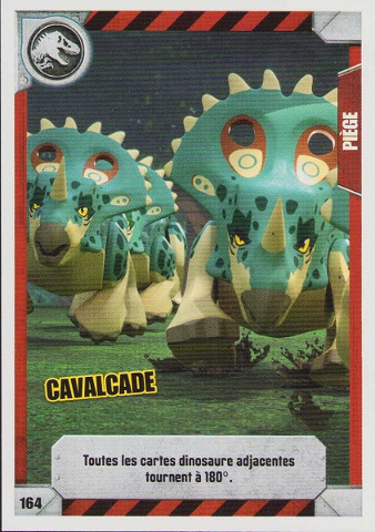 Jurassic World Trading Card Game (French) Series 1 - # 164 Cavalcade