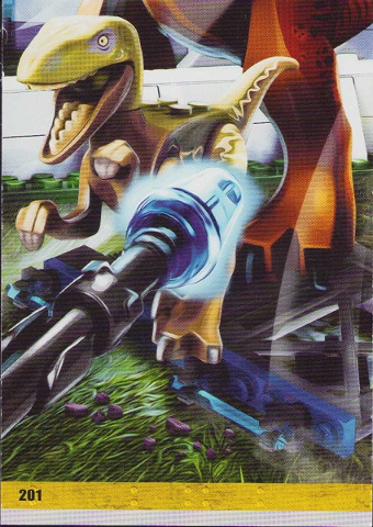 Jurassic World Trading Card Game (French) Series 1 - # 201 Puzzle Piece