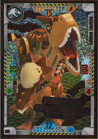 Jurassic World Trading Card Game (French) Series 1 - # LE3 Carnotaurus contre Stygimoloch Édition Limitée