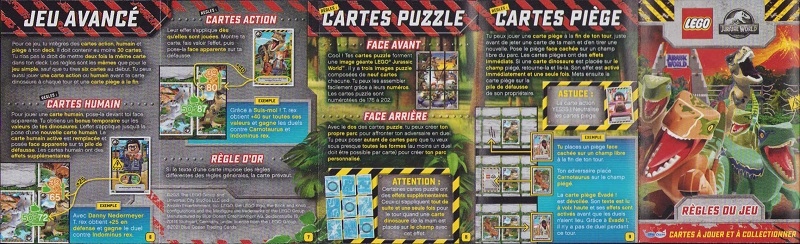 Jurassic World Trading Card Game (French) Series 1 - Règles du Jeu (Small)