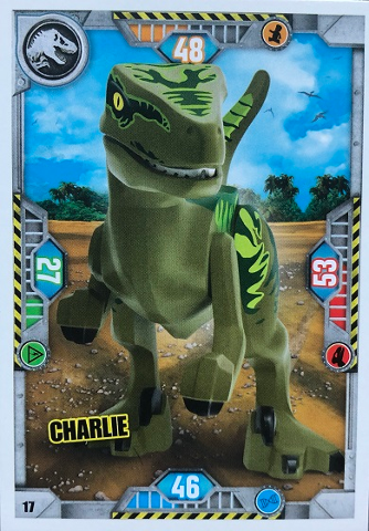 Jurassic World Trading Card Game (Polish) Series 1 - # 17 Charlie