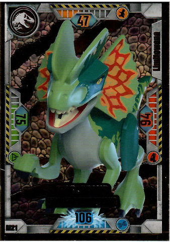 Jurassic World Trading Card Game (Polish) Series 1 - # LE21 Dilofozaur Edycja Limitowana