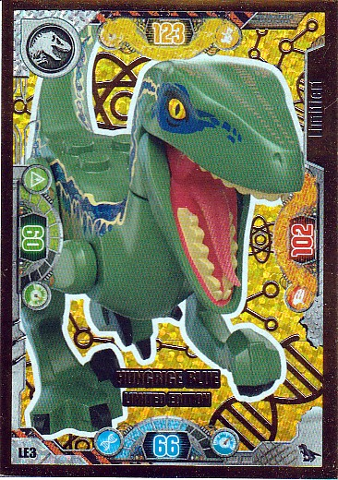 Jurassic World Trading Card Game (German) Series 2 - # LE3 Hungrige Blue Limited Edition