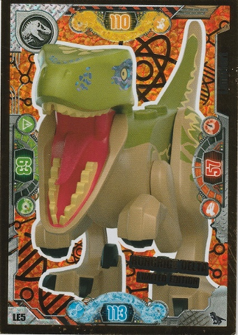 Jurassic World Trading Card Game (German) Series 2 - # LE5 Hungrige Delta Limited Edition