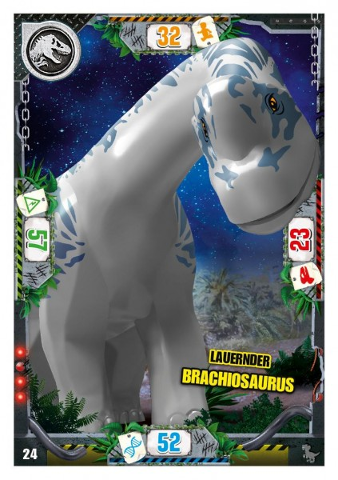 Jurassic World Trading Card Game (German) Series 3 - # 24 Lauernder Brachiosaurus
