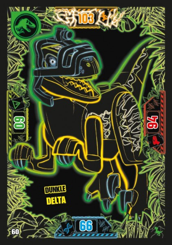Jurassic World Trading Card Game (German) Series 3 - # 60 Dunkle Delta