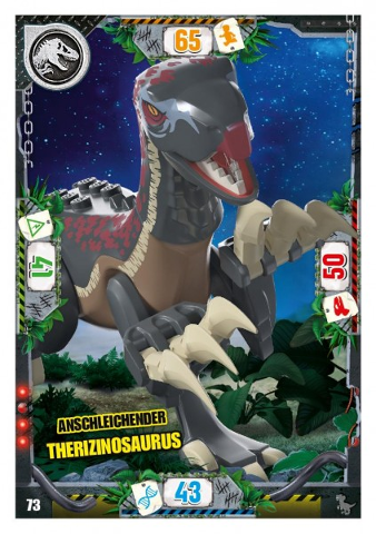 Jurassic World Trading Card Game (German) Series 3 - # 73 Anschleichender Therizinosaurus