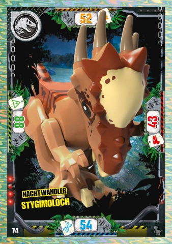 Jurassic World Trading Card Game (German) Series 3 - # 74 Nachtwandler Stygimoloch