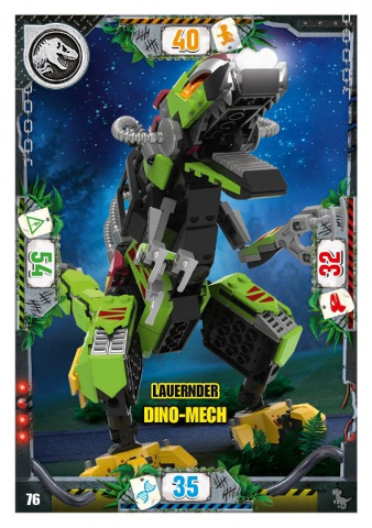 Jurassic World Trading Card Game (German) Series 3 - # 76 Lauernder Dino-Mech