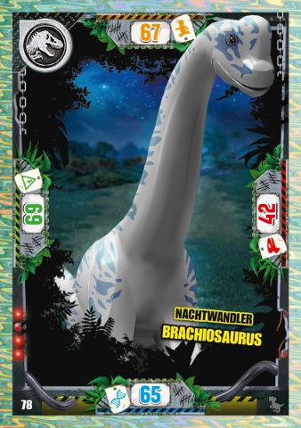 Jurassic World Trading Card Game (German) Series 3 - # 78 Nachtwandler Brachiosaurus