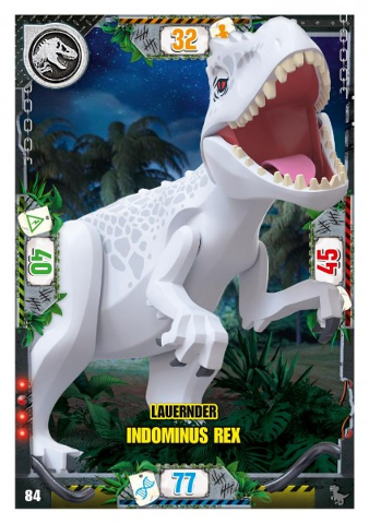 Jurassic World Trading Card Game (German) Series 3 - # 84 Lauernder Indominus Rex