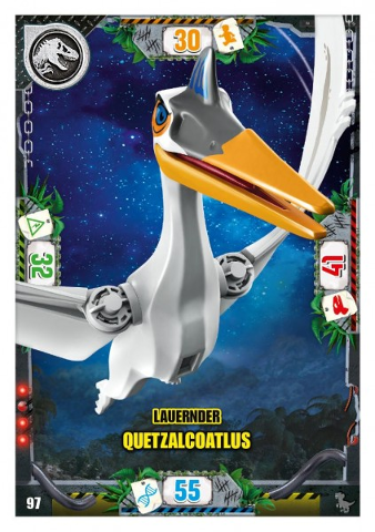Jurassic World Trading Card Game (German) Series 3 - # 97 Lauernder Quetzalcoatlus
