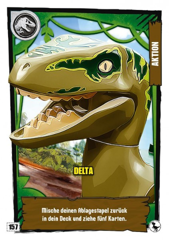 Jurassic World Trading Card Game (German) Series 3 - # 157 Delta