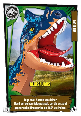 Jurassic World Trading Card Game (German) Series 3 - # 172 Allosaurus