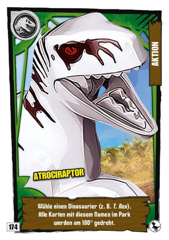 Jurassic World Trading Card Game (German) Series 3 - # 174 Atrociraptor