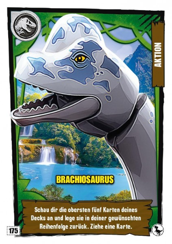 Jurassic World Trading Card Game (German) Series 3 - # 175 Brachiosaurus