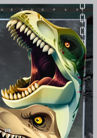 Jurassic World Trading Card Game (German) Series 3 - # 219 Puzzle Piece