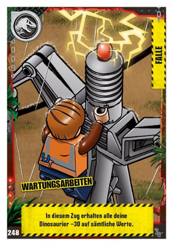 Jurassic World Trading Card Game (German) Series 3 - # 248 Wartungsarbeiten