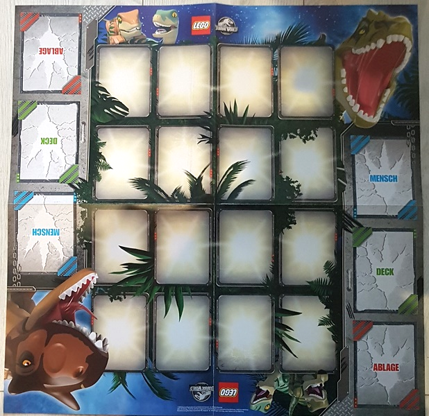 Jurassic World Trading Card Game (German) Series 3 - Game Board (Double-Sided)