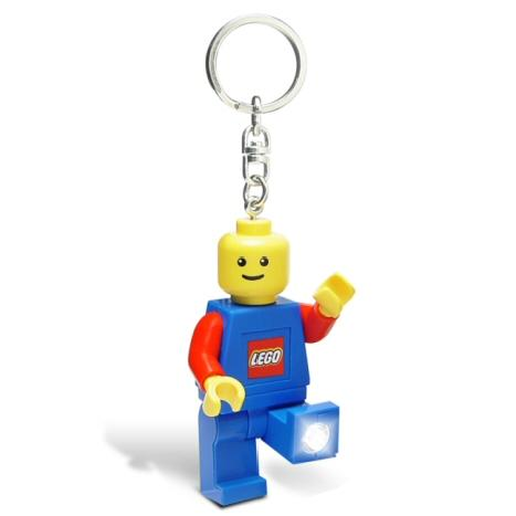 Mini Torch Minifigure Flashlight Key Chain Classic