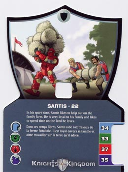Knights Kingdom II Card, Santis - 22